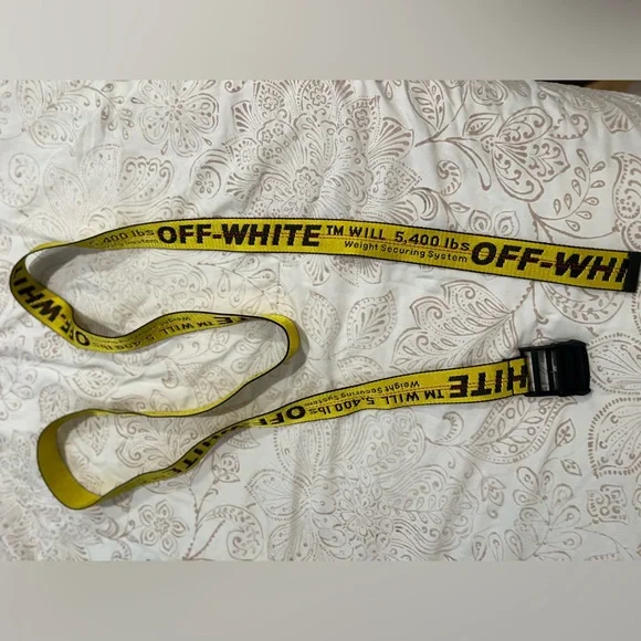 Off White Industrial Belt - Picture 3 of 8
